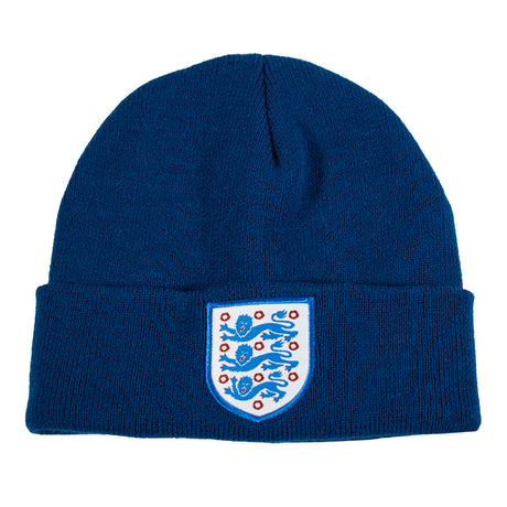 England FA Blue Cuff Beanie: 2 - Caps & Hats By England