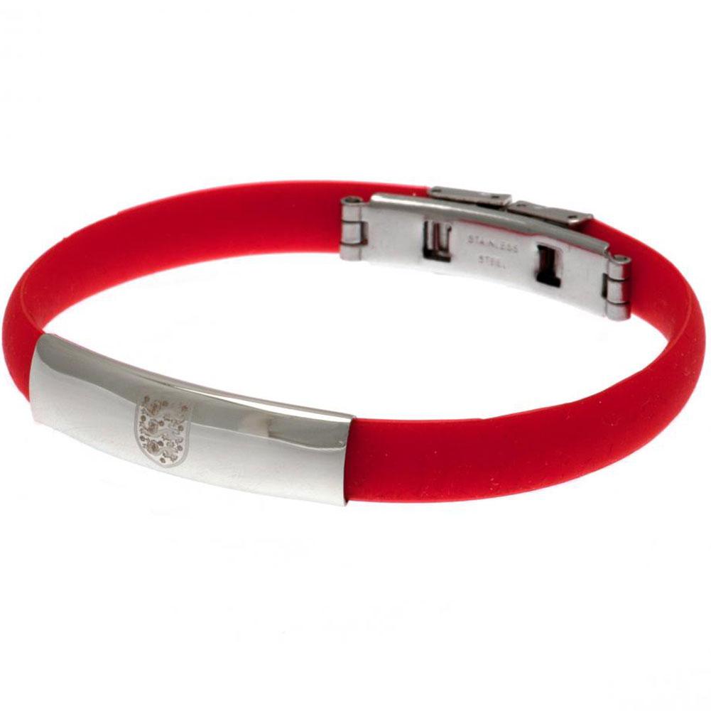 England FA Colour Silicone Bracelet: 2 - Jewellery By England
