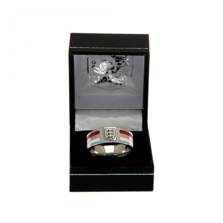 England FA Colour Stripe Ring Small: 3 - Jewellery By England