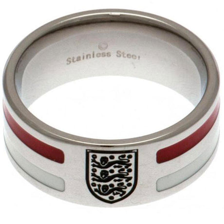 England FA Colour Stripe Ring Small: 1 - Jewellery By England