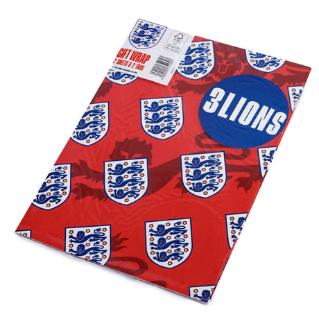 England FA Crest Gift Wrap: 4 - Gift Wrap & Bags By England