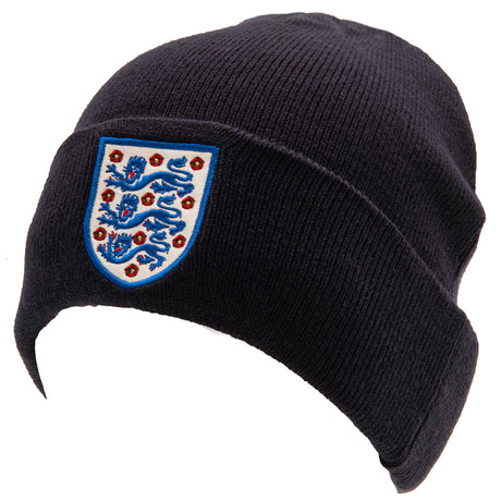 England FA Navy Cuff Beanie: 1 - Caps & Hats By England
