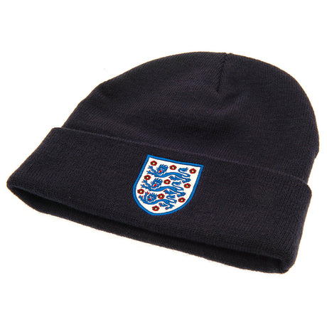 England FA Navy Cuff Beanie: 2 - Caps & Hats By England