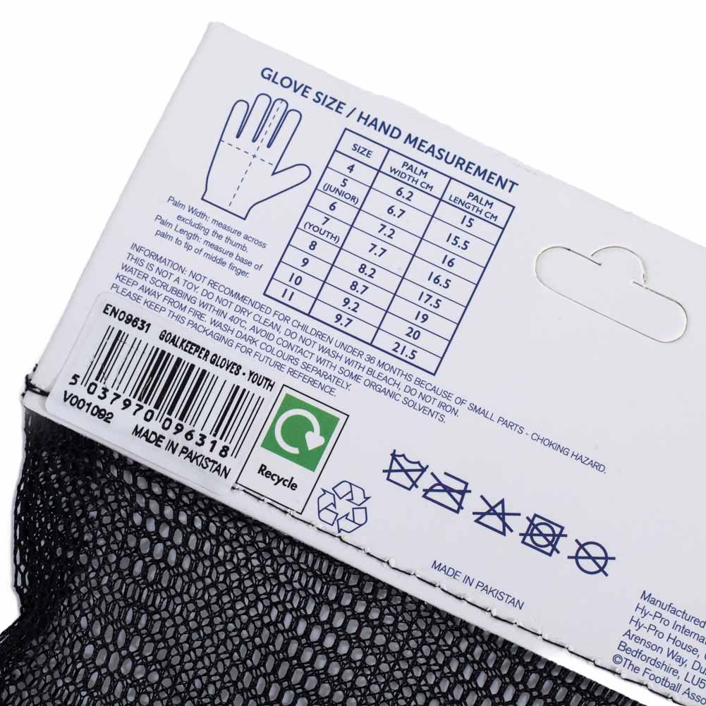 England FA Fuse Goalkeeper Gloves Yths: 2 - Gloves By England