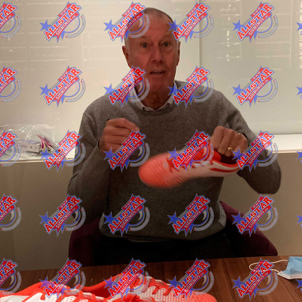 England FA Hurst Signed Boot (Framed): 2 - Signed Memorabilia By England