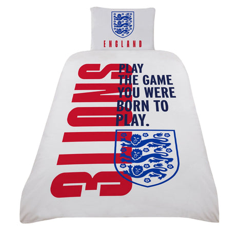 England FA Single Duvet Set: 1 - Bedroom By England