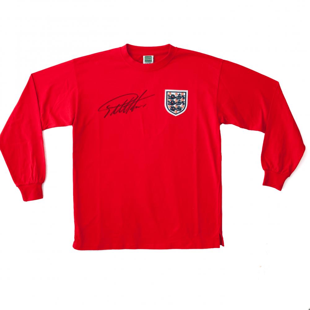 England FA Sir Geoff Hurst Signed Shirt: 3 - Signed Memorabilia By England