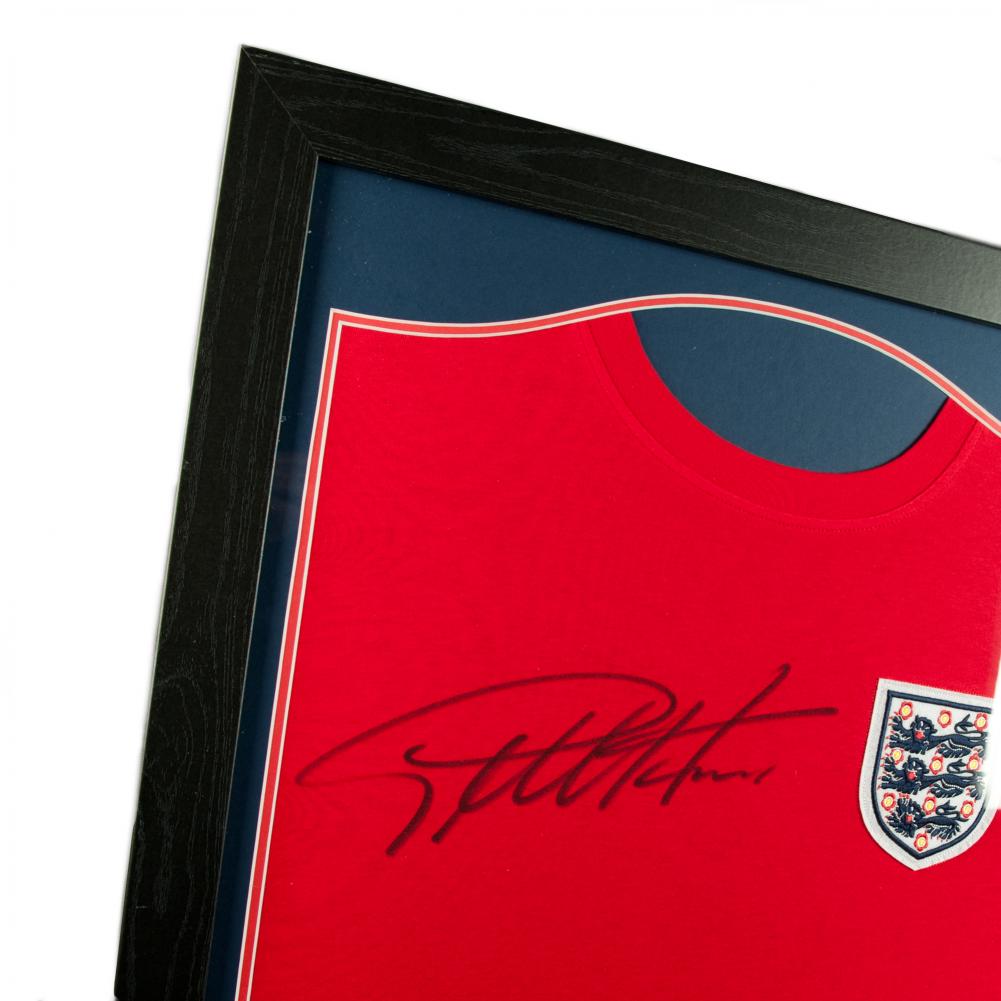 England FA Sir Geoff Hurst Signed Shirt (Framed): 2 - Signed Memorabilia By England