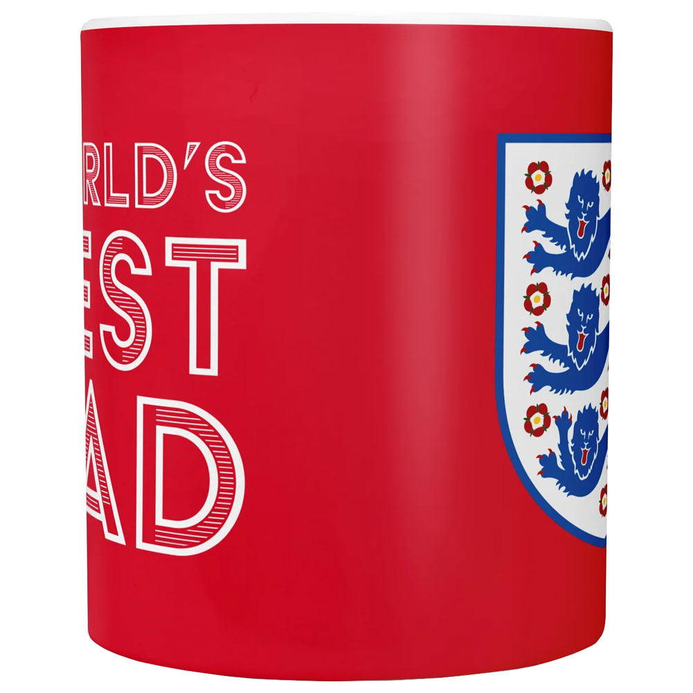 England FA Worlds Best Dad Mug: 2 Mugs By England
