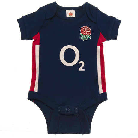 England RFU 2 Pack Bodysuit 12 18 Mths RB: 3 Baby Clothing By Gift Moments