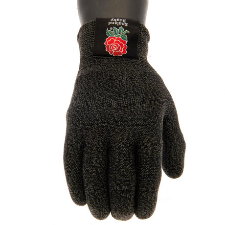 England RFU Luxury Touchscreen Gloves Youths: 2 - Gloves By Gift Moments