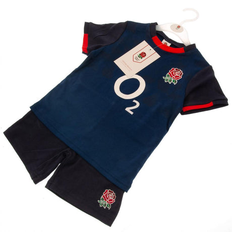 England RFU Shirt & Short Set 3/6 mths NV: 5 - Baby Clothing By Gift Moments