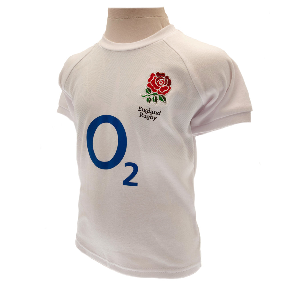 England RFU Shirt & Short Set 3/6 mths PC: 2 - Baby Clothing By Gift Moments