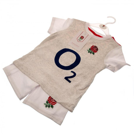 England RFU Shirt & Short Set 6/9 mths GR: 5 - Baby Clothing By Gift Moments