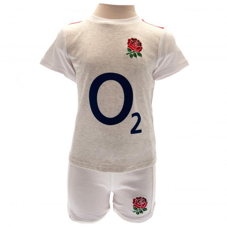 England RFU Shirt & Short Set 6/9 mths GR: 1 - Baby Clothing By Gift Moments
