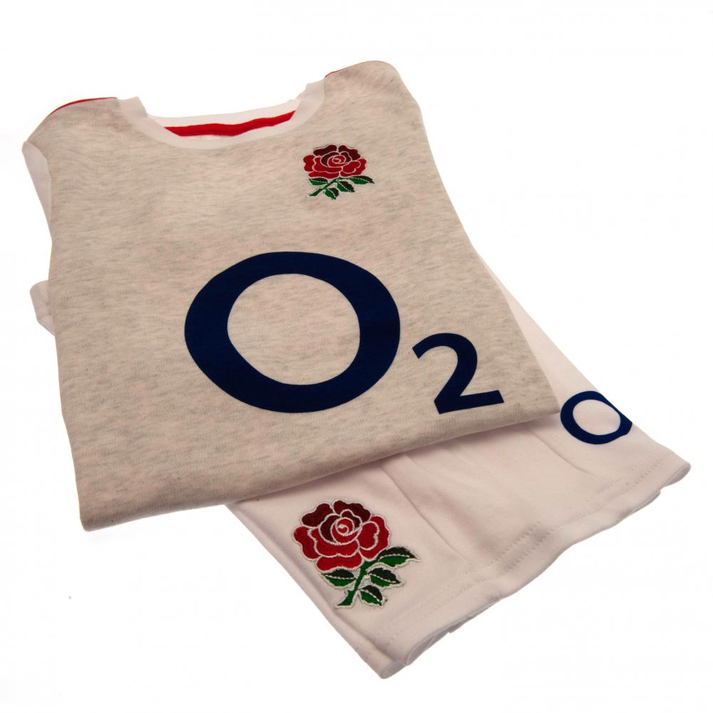 England RFU Shirt & Short Set 6/9 mths GR: 4 - Baby Clothing By Gift Moments