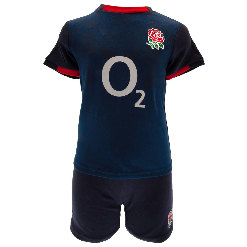 England RFU Shirt & Short Set 9/12 mths NV: 1 - Baby Clothing By Gift Moments