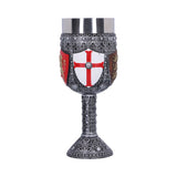 English Three Lions Shield St George Henry IV Wine Goblet: 4 Goblets & Chalices By NN Designs