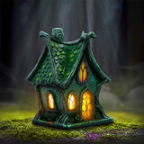 Evergreen Lodge Light Up Fairy House: 1 Figurines Medium (15 29cm) By NN Designs