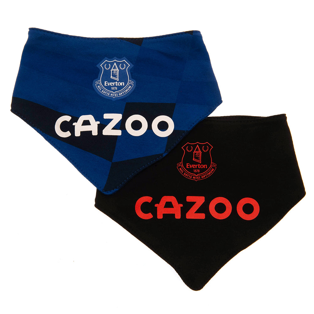 Everton FC Baby Bibs - 2 Pack: 1 - Baby Clothing By Everton