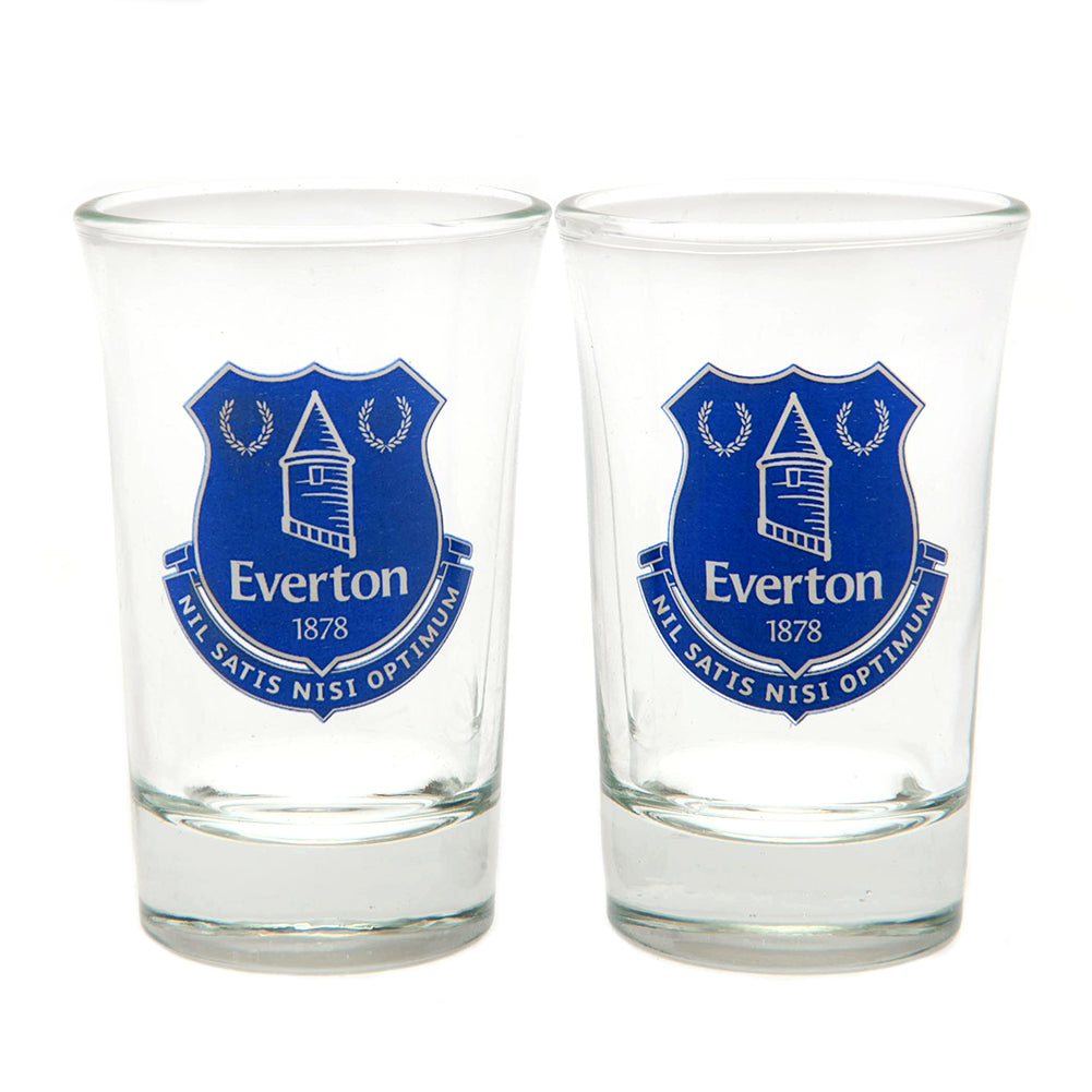 Everton FC 2pk Shot Glass Set: 2 - Glassware By Everton