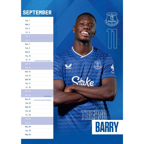 Everton FC A3 Calendar 2026: 2 - Calendars By Everton