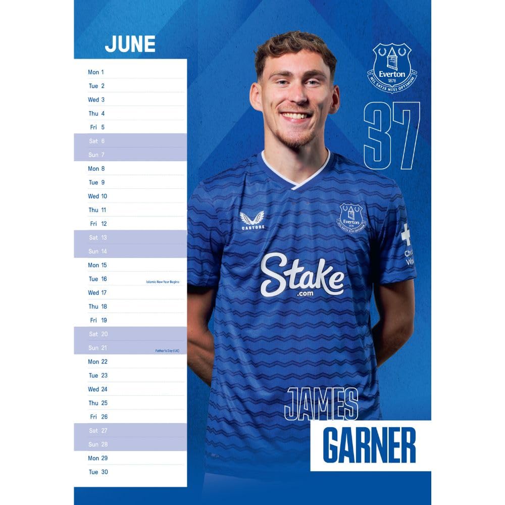 Everton FC A3 Calendar 2026: 3 - Calendars By Everton
