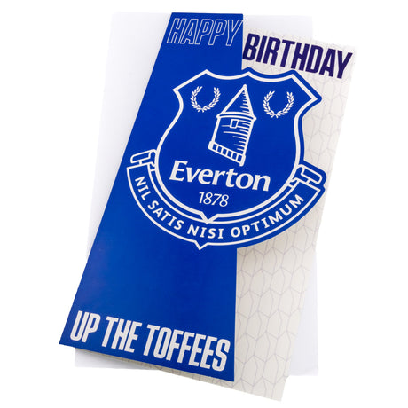 Everton FC Crest Birthday Card: 1 - Greeting Cards By Everton