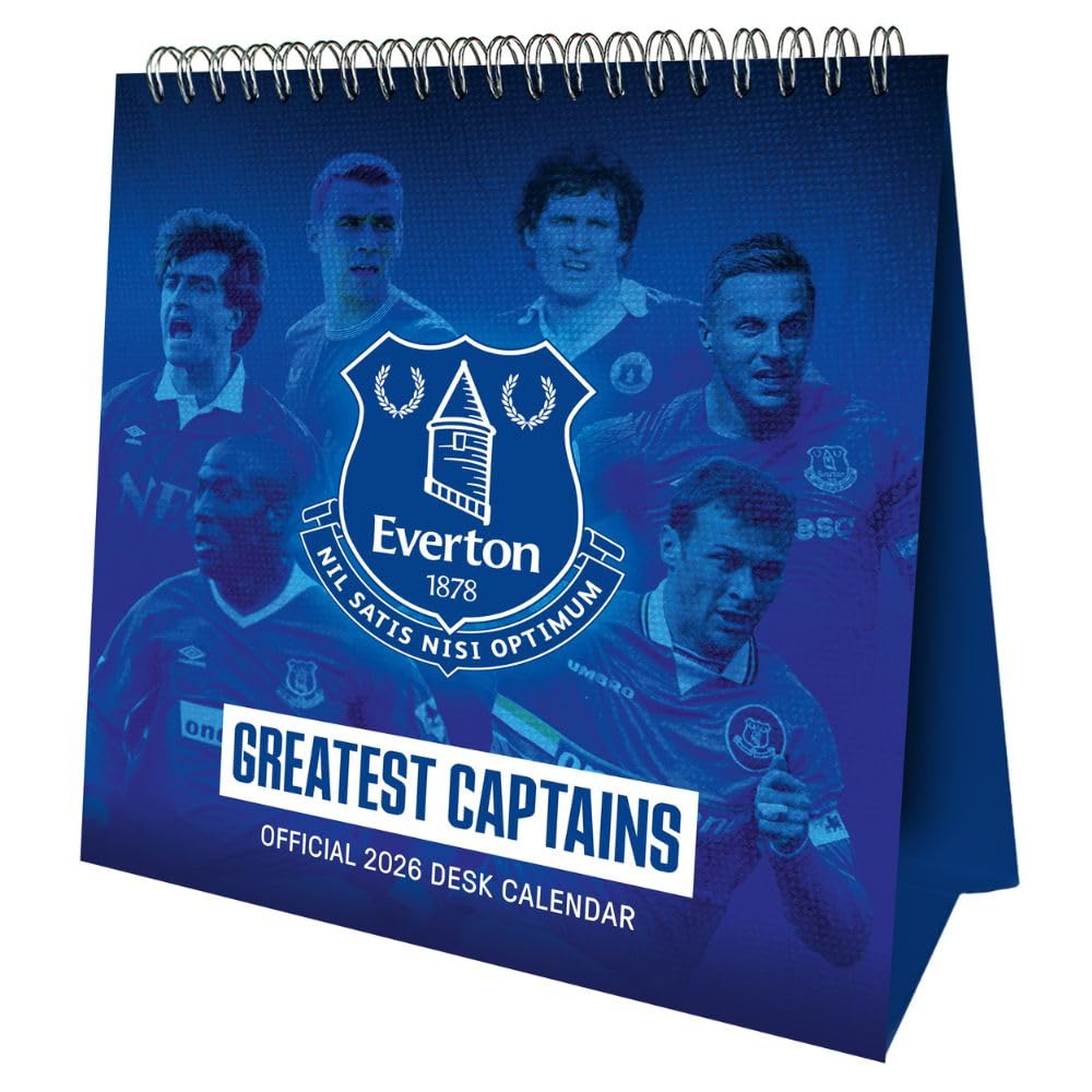 Everton FC Desktop Calendar 2026: 1 - Calendars By Everton