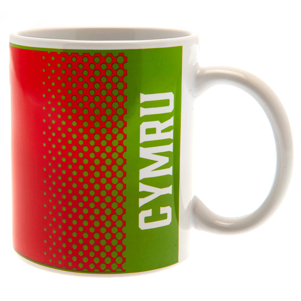 FA Wales Fade Mug: 3 - Mugs By Wales