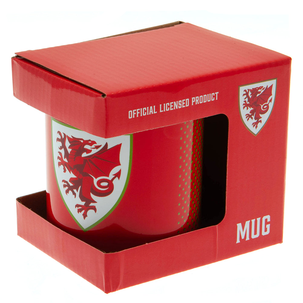 FA Wales Fade Mug: 4 - Mugs By Wales