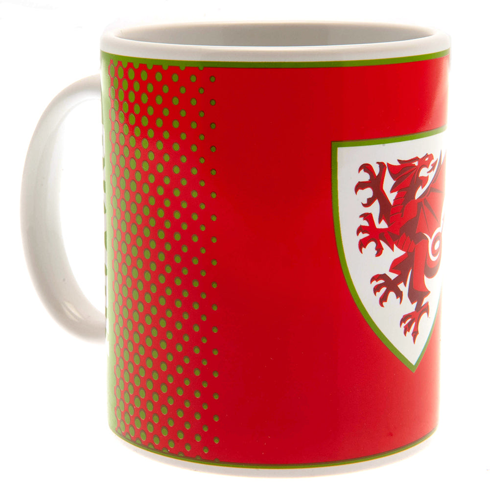 FA Wales Fade Mug: 1 - Mugs By Wales