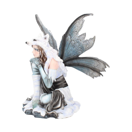 Fae Lore Winter Fairy Wearing Wolf Hide 30cm: 3 Figurines Large (30 50cm) By Gift Moments