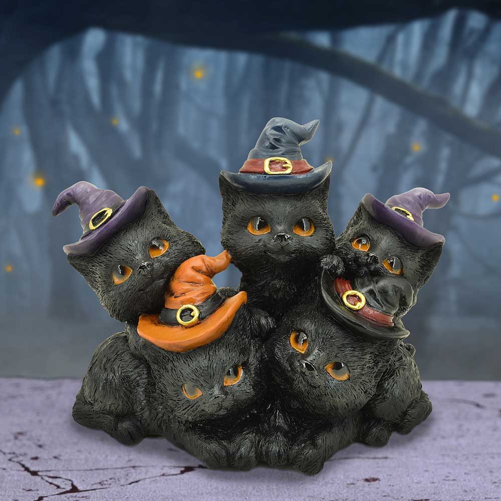 Familiar Friends Witchy Black Cats Figurine 18cm: 1 - Figures & Collectables By Gift Moments