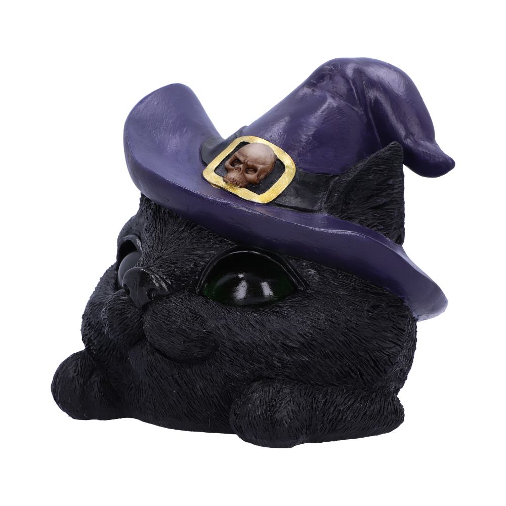Familiar Grin black cat head with light up eyes 13.8cm: 3 - Figures & Collectables By Gift Moments
