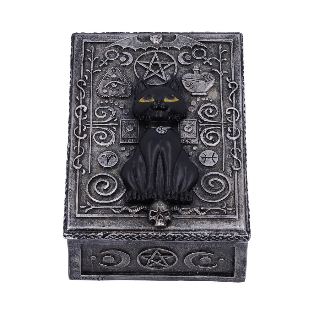 Familiar Spell Black Cat Sigil Trinket Box 13.7cm: 2 - Boxes By Gift Moments