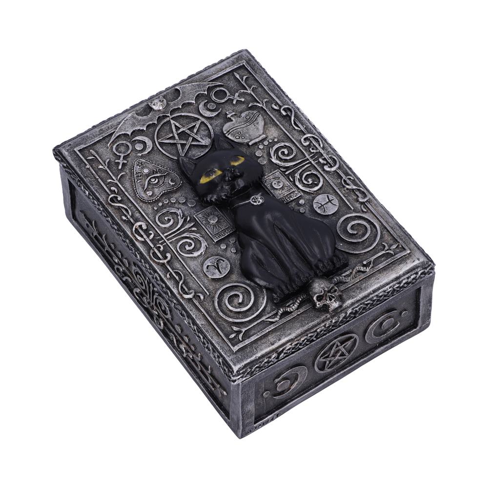 Familiar Spell Black Cat Sigil Trinket Box 13.7cm: 4 - Boxes By Gift Moments