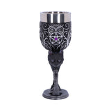 Familiars Love Twin Cat Heart Set of Two Goblets: 3 - Goblets & Chalices By NN Designs