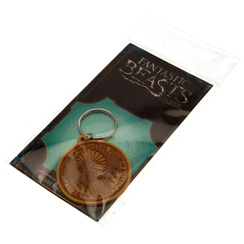 Fantastic Beasts Macusa PVC Keyring: 3 - Keyrings By Fantastic Beasts