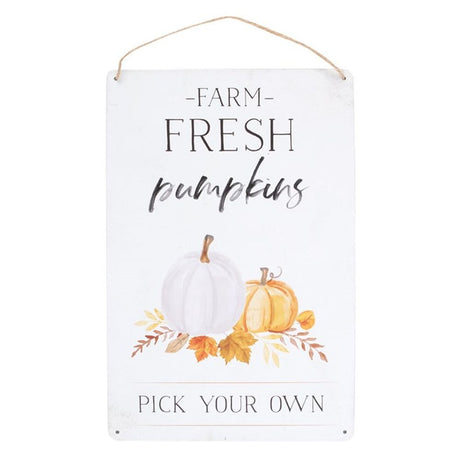 Farm Fresh Pumpkins Sign: 1 - Signs & Plaques By Gift Moments
