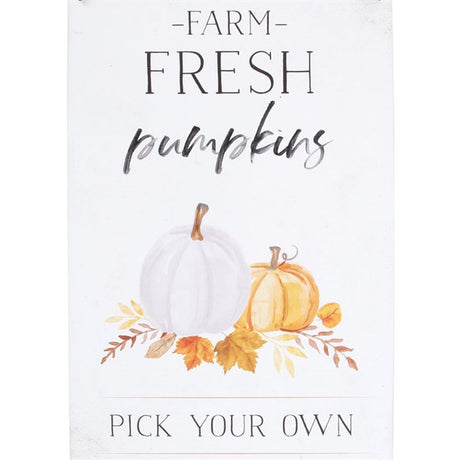 Farm Fresh Pumpkins Sign: 3 - Signs & Plaques By Gift Moments