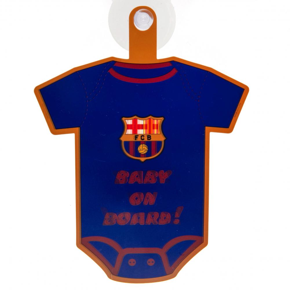 FC Barcelona Baby On Board Sign - Shop Car Accessories At Gift Moments - 1