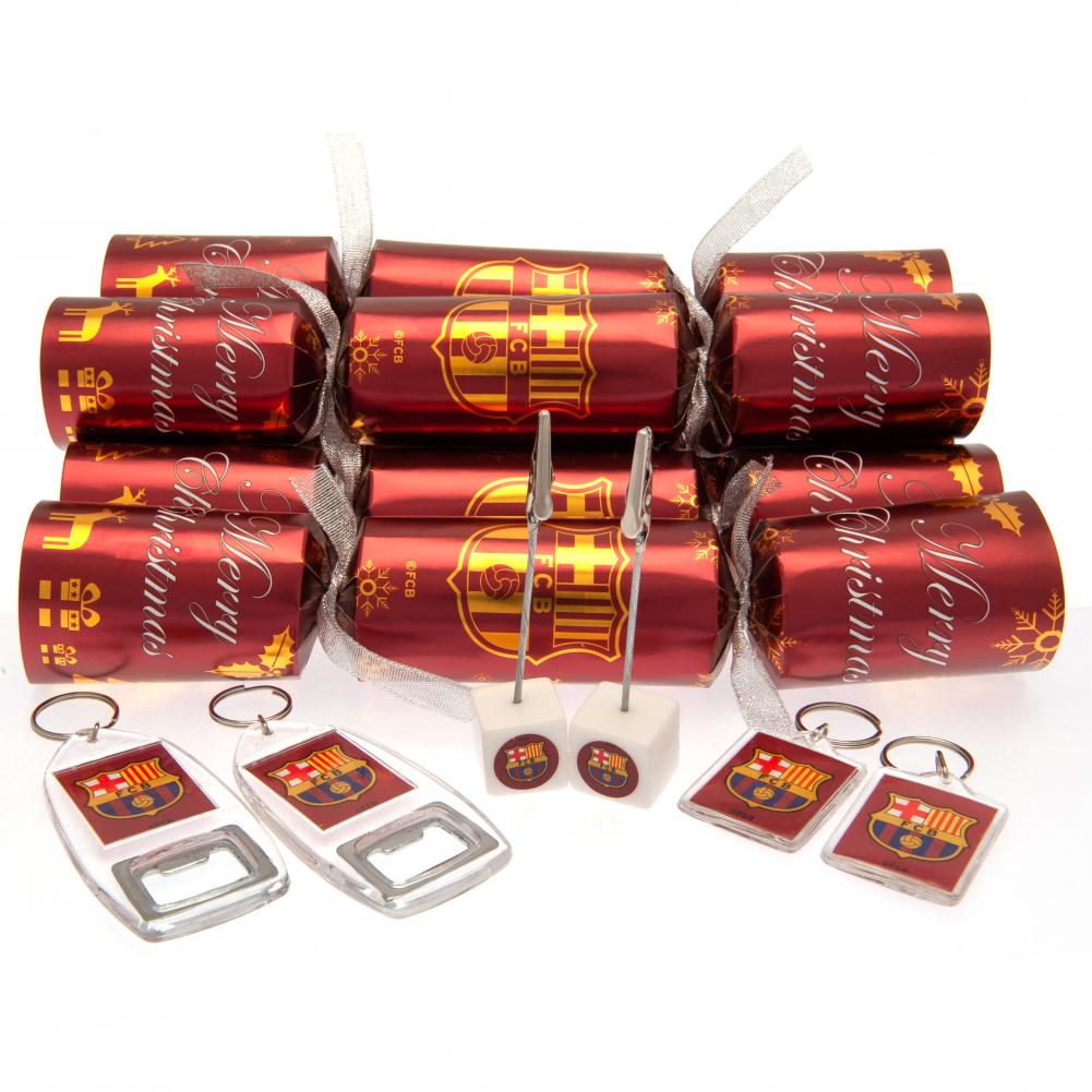 FC Barcelona Christmas Crackers: 2 - Keyrings By Barcelona