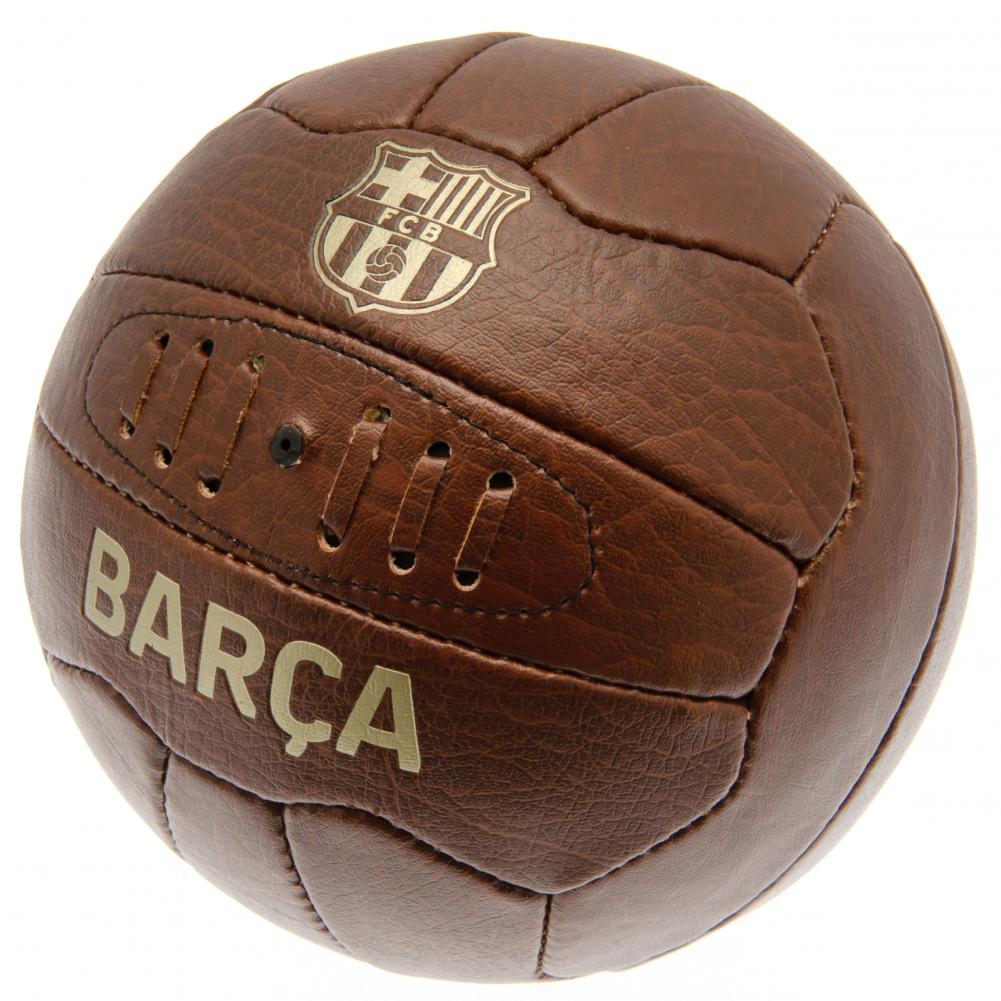 FC Barcelona Faux Leather Football - Shop Balls At Gift Moments - 1