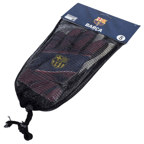 FC Barcelona Fuse Goalkeeper Gloves Kids: 3 - Gloves By Barcelona