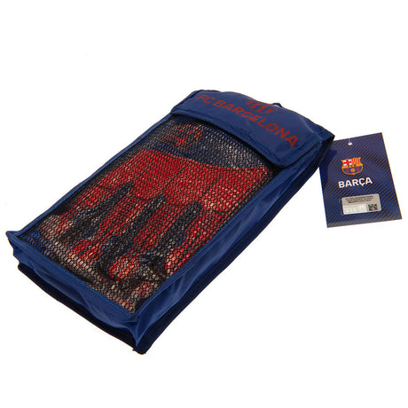 FC Barcelona Delta Goalkeeper Gloves Yths: 3 - Gloves By Barcelona