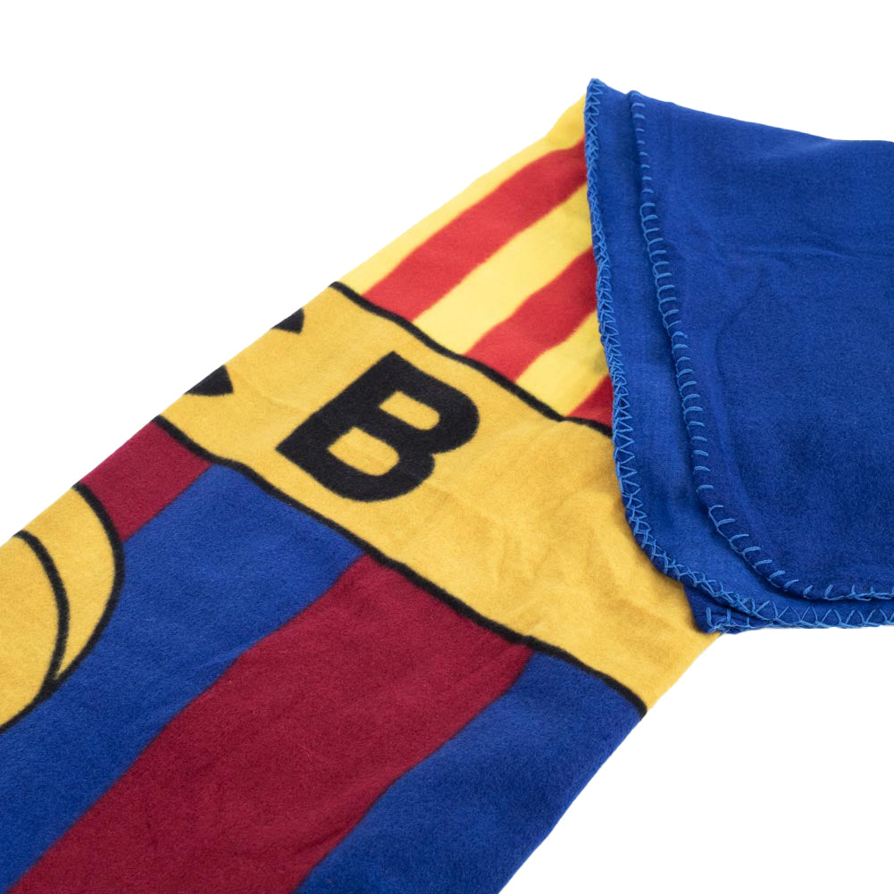 FC Barcelona Logo Fleece Blanket: 3 - Blankets By Barcelona