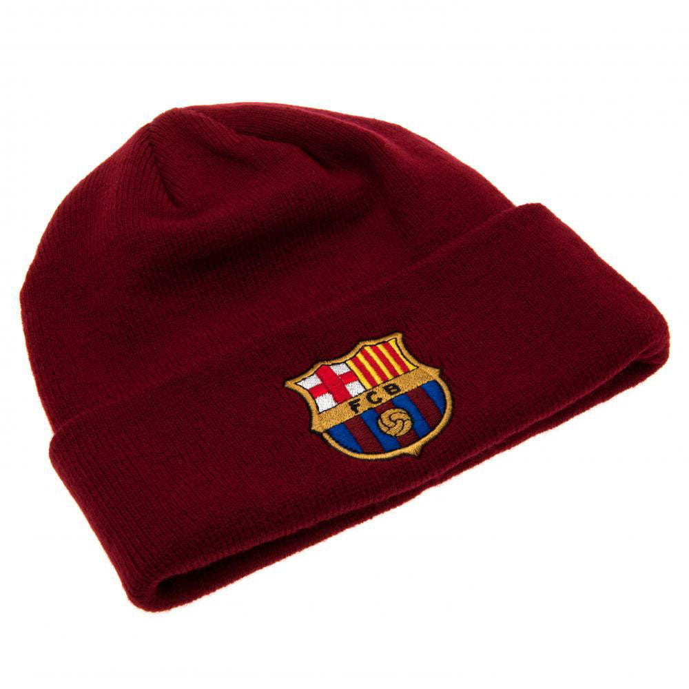FC Barcelona Red Cuff Beanie: 2 - Caps & Hats By Barcelona