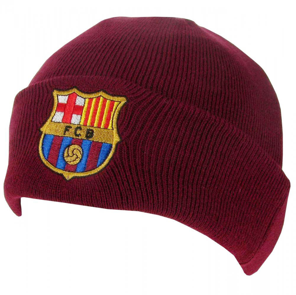 FC Barcelona Red Cuff Beanie: 1 - Caps & Hats By Barcelona