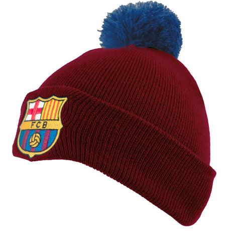 FC Barcelona Red Ski Hat: 1 - Caps & Hats By Barcelona